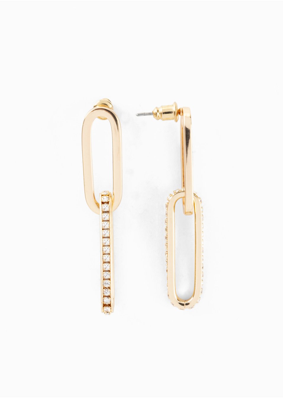 Boucles d'oreilles avec cristaux