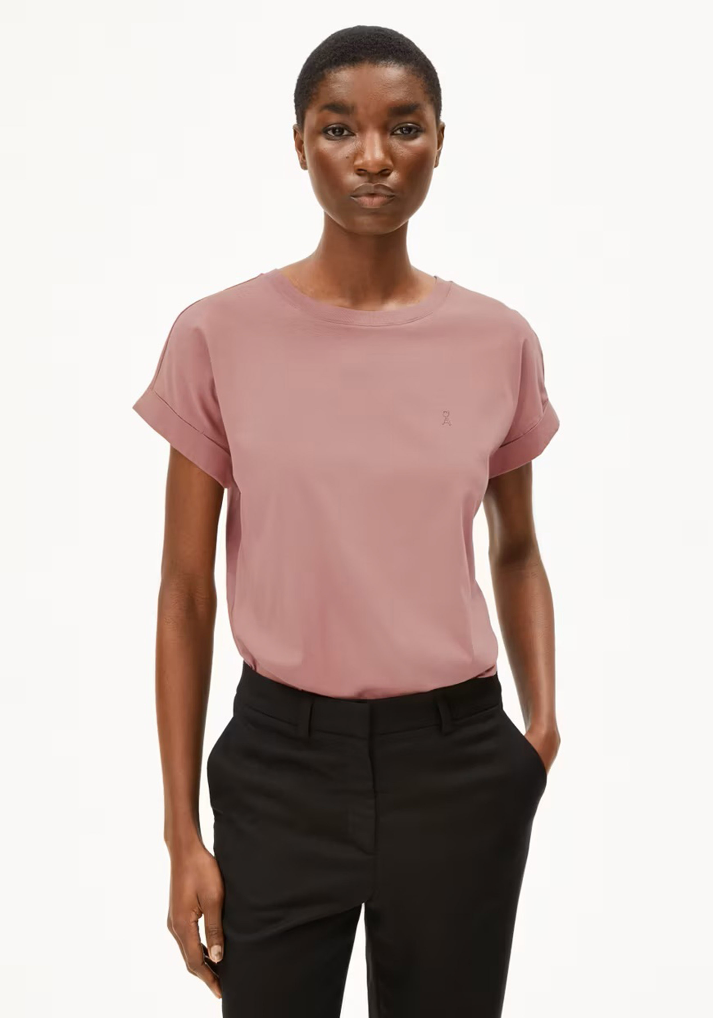 Armedangels T-Shirt Idaara Light Berry
