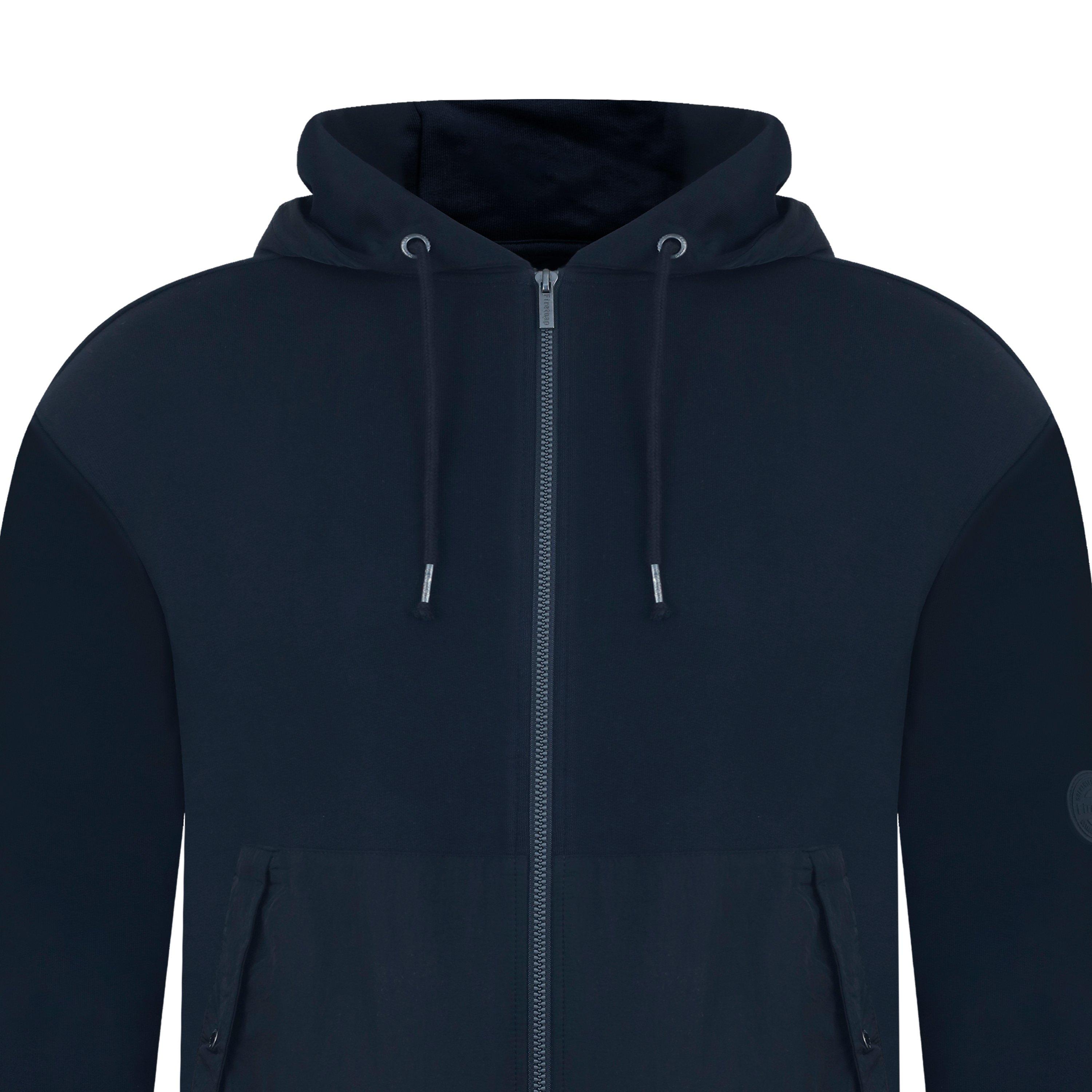 Firetrap Hybrid Full Zip Hoodie Mens