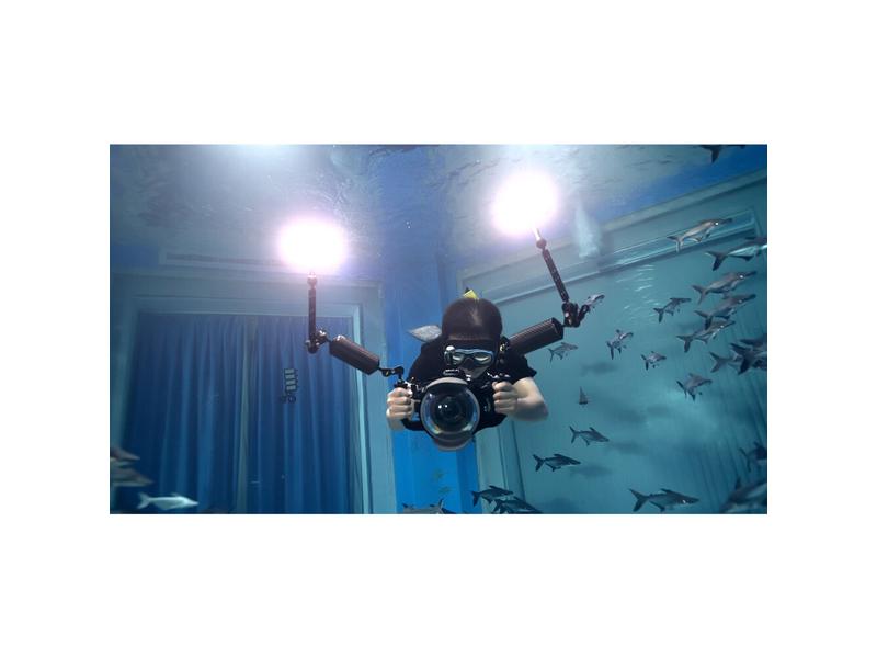 Godox Videoleuchte WL8P Wasserdichtes LED-Licht mit 2900 mAh starkem Akku