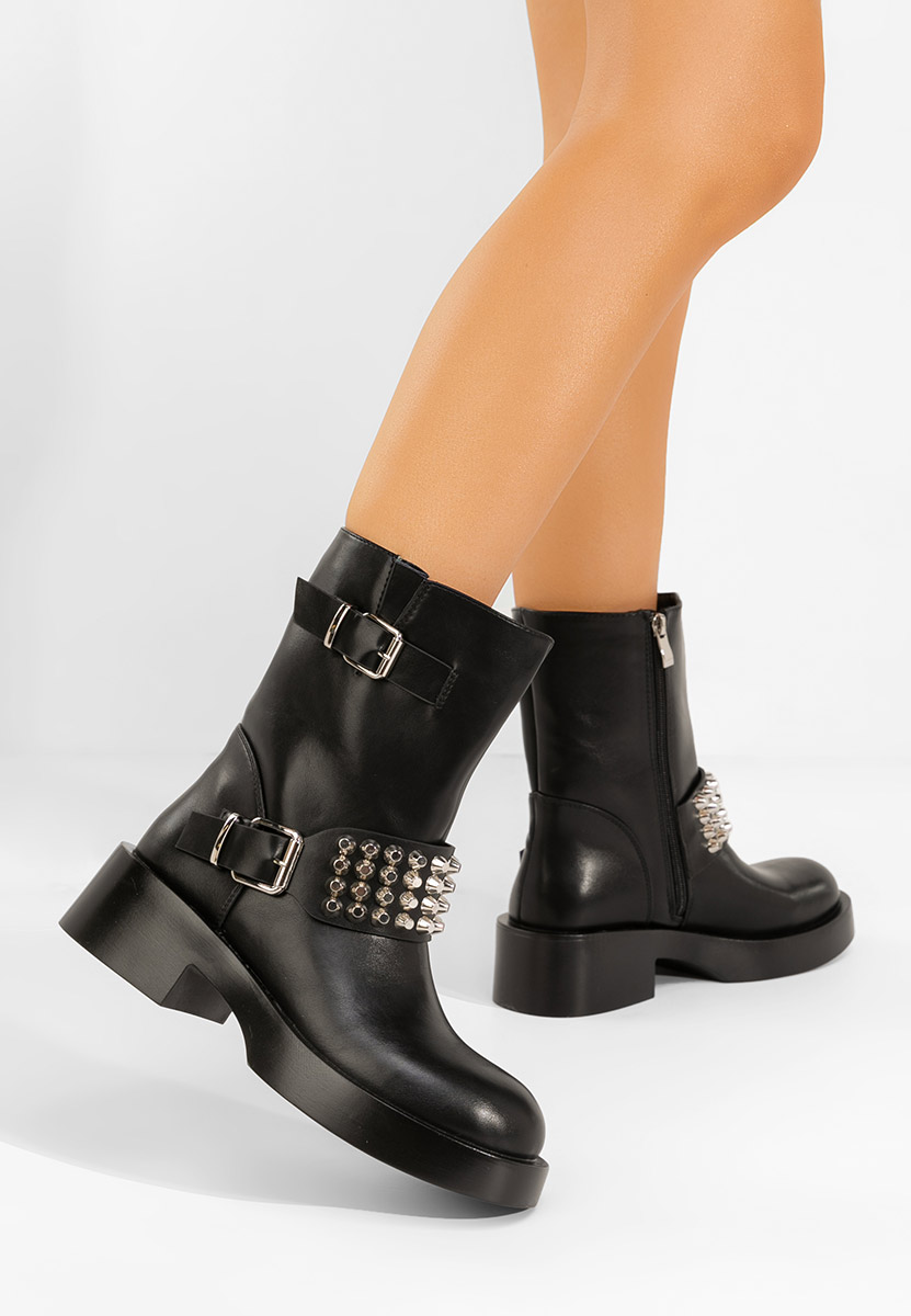 Bottines hautes femme noires Celiora