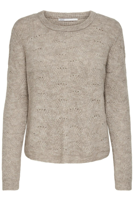 Only beige dames trui