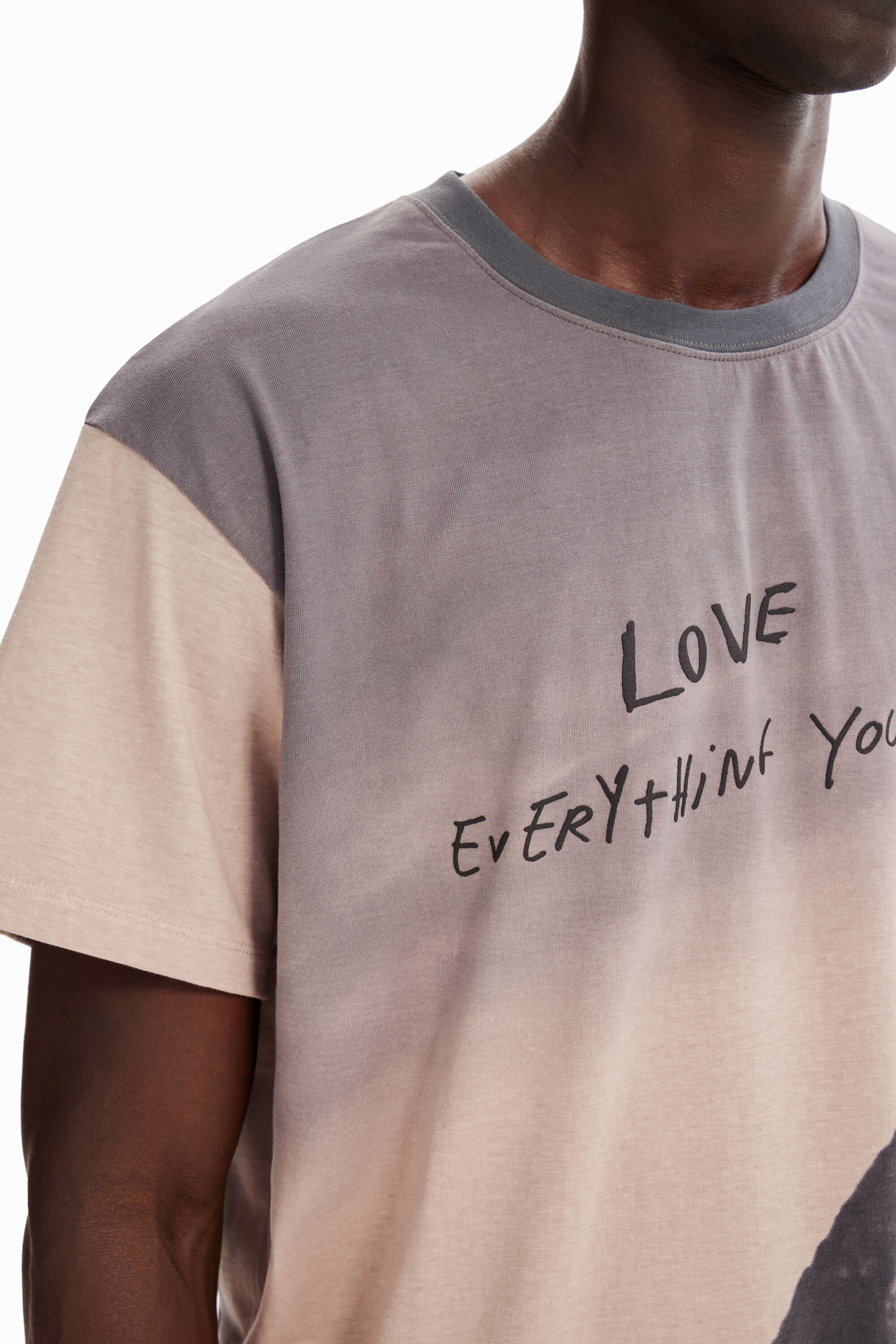 T-shirt oversize montagne