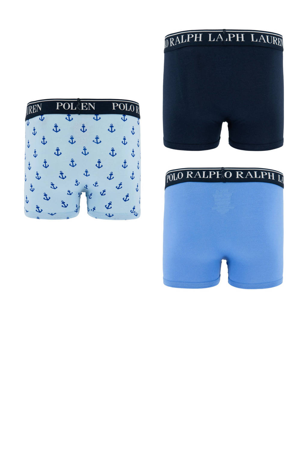 boxershort - set van 3 blauw