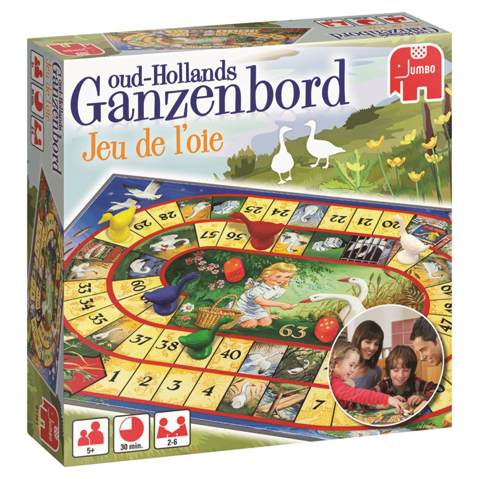 Oud-Hollands ganzenbord