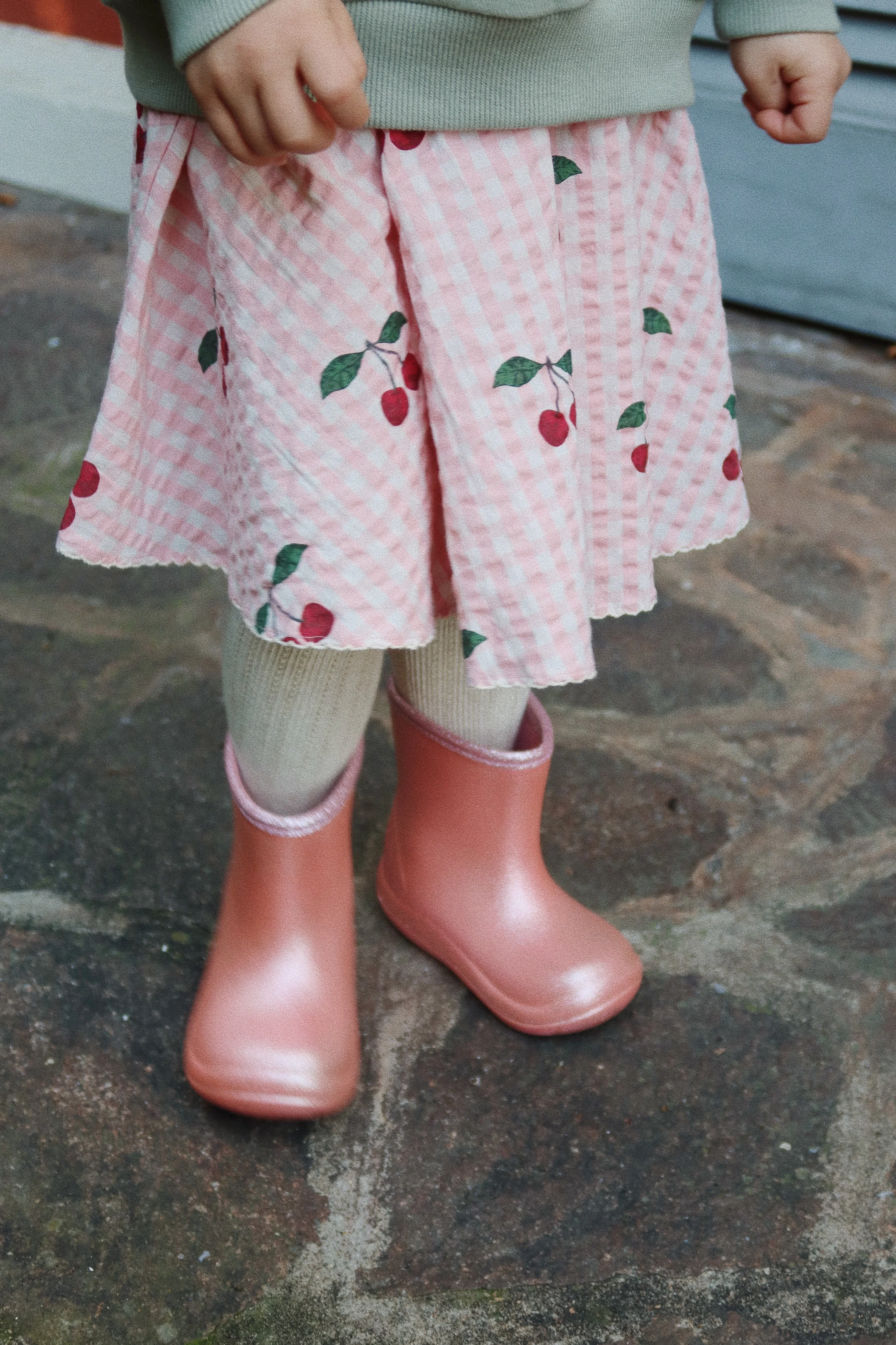 kim nederdel - CHERRY CHECK - 12M