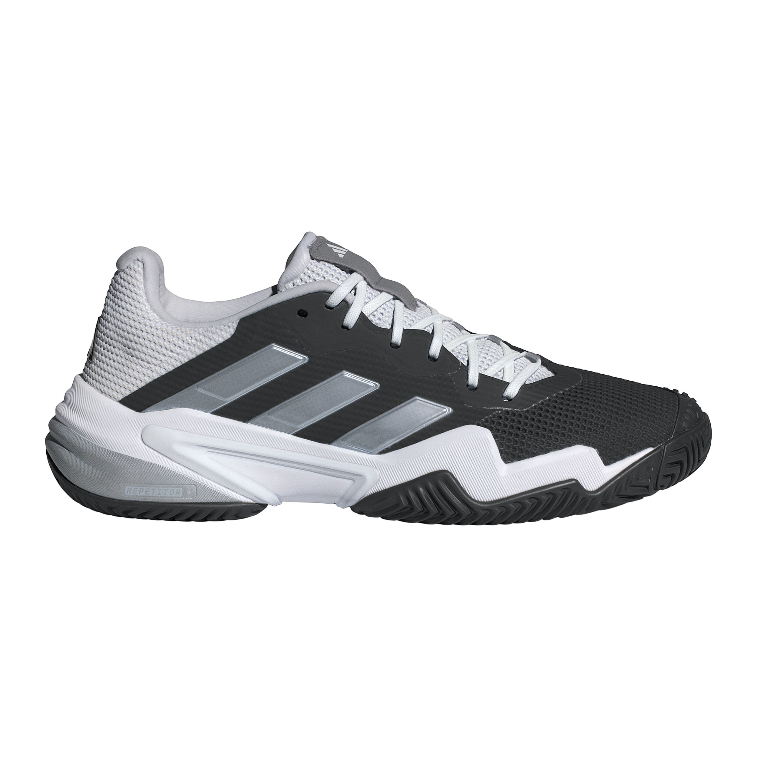 adidas Barricade 13 Chaussures Toutes Surfaces Hommes - Noir , Gris Clair