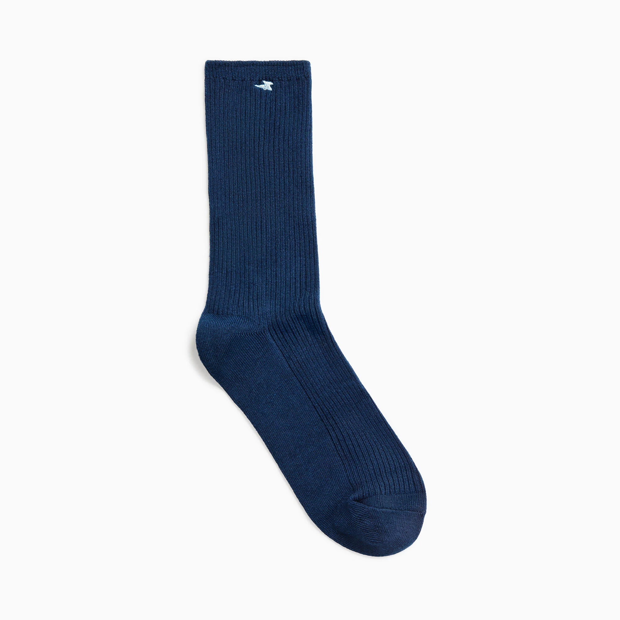 Chaussettes-Chaussettes Ella bleu marine côtelées