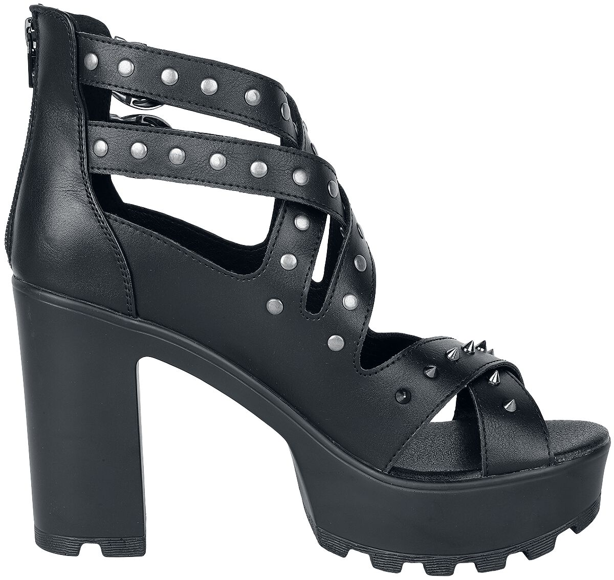 Talons Hauts Sangles & Clous | Black Premium by EMP Talons hauts