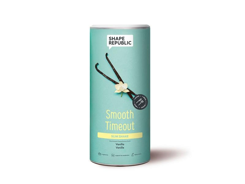 Shape Republic Slim Shake Vanille 420 g Mahlzeitenersatz mit Süssungsmitteln Smooth Timeout