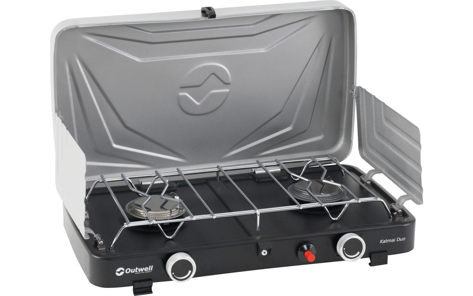 Outwell Kartuschen Gaskocher Katmai Duo mit 2 Kochstellen / 6000 W