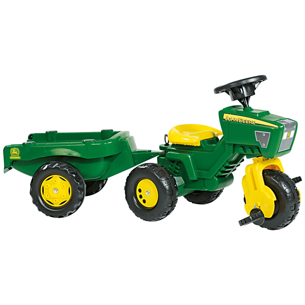 Rolly John Deere Traktor und Anhänger mit Sounds