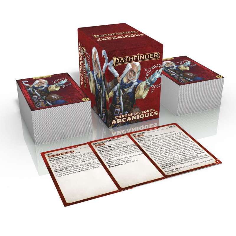 Pathfinder - Cartes de Sorts Arcaniques