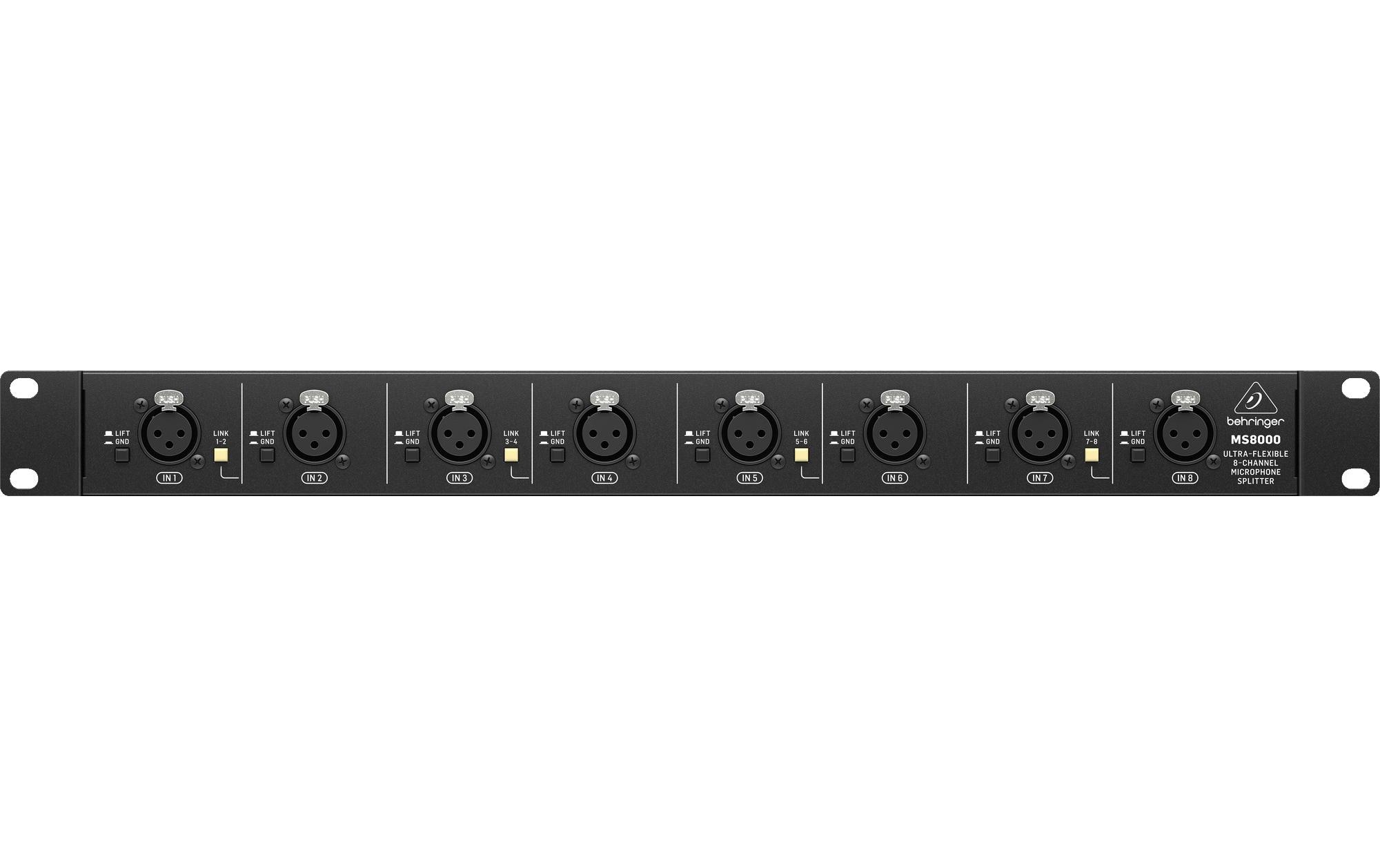 MS80008-Kanal-Mikrofon-Splitter