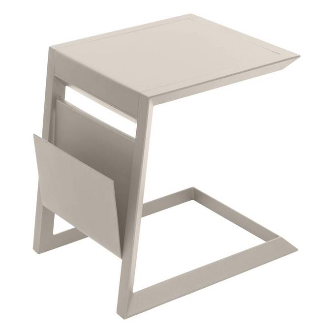 Table d'appoint de jardin carrée ALLURE Argile