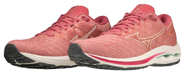 Chaussures de Running Femme Mizuno Wave Inspire 18 Rose