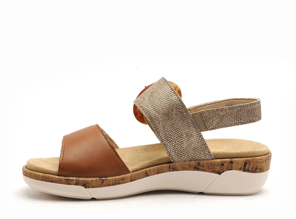 Remonte nu pieds plats femme r6853 marron