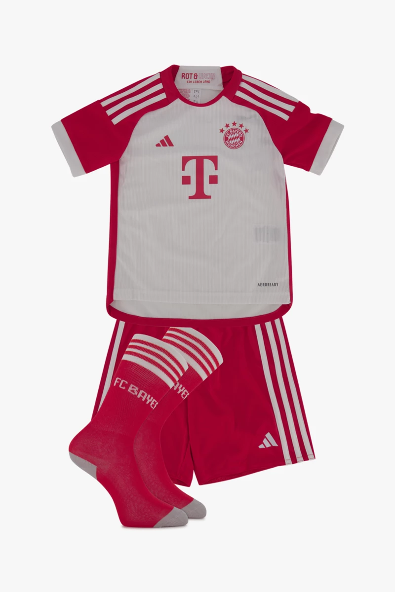 adidas Performance FC Bayern München Home Replica Mini Kinder Fussballset 2324