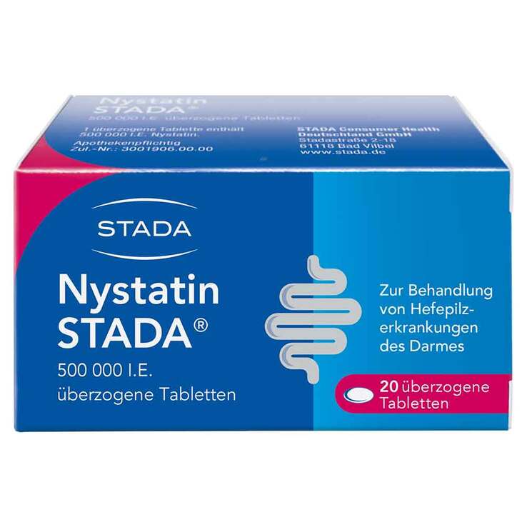 Nystatin STADA 500.000 I.E. Tabletten, 20 St