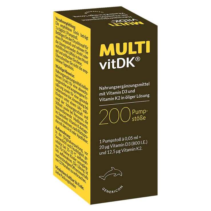 MultivitDK Lösung Vitamin D3 + K2, 10 ml
