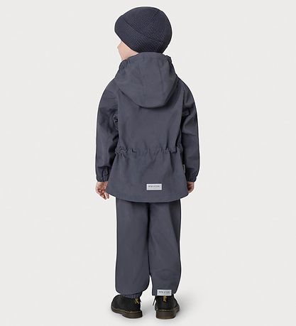 Mini A Ture Softshellhosen m. Fleece - MatAian - Ombre Blue