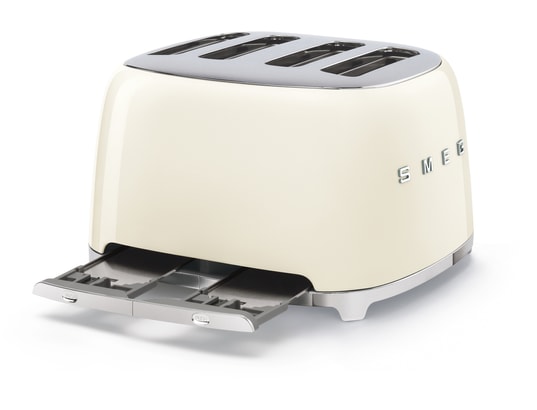SMEG - Grille pain TSF03CREU 4 tranches crème