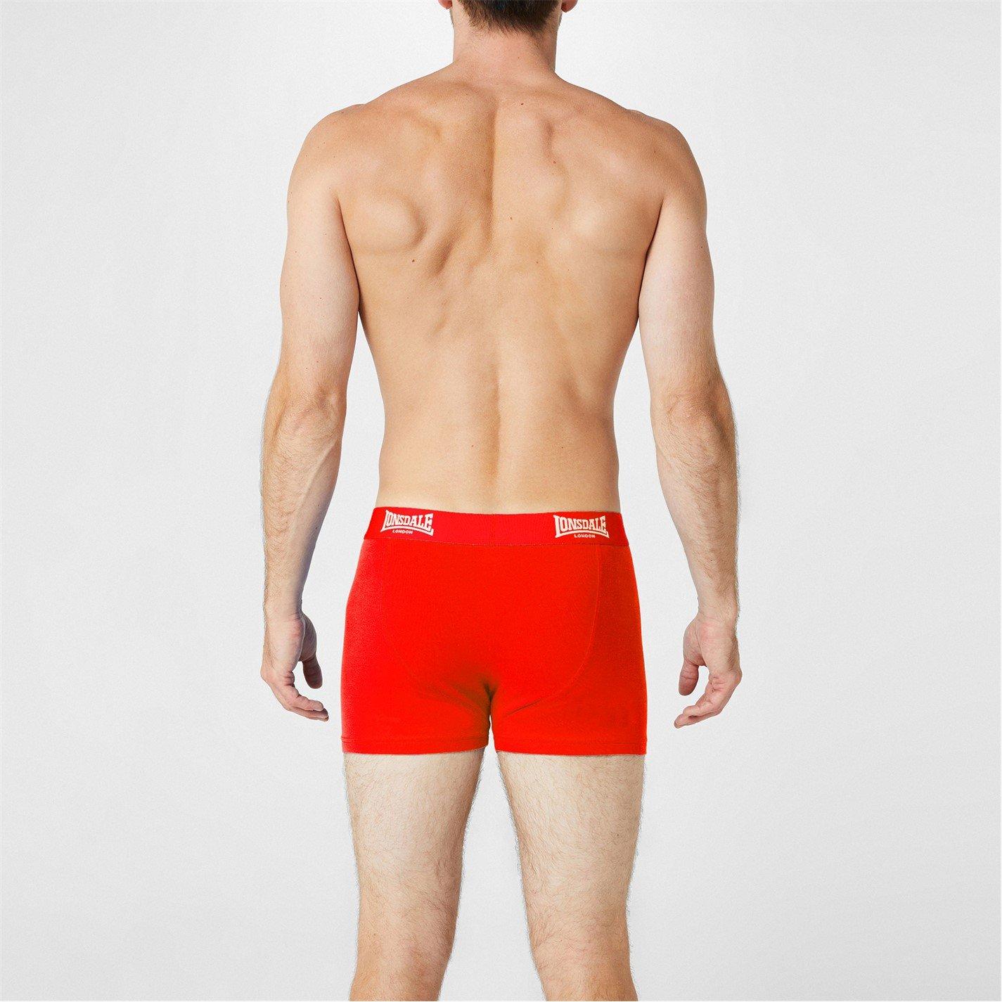 Lonsdale 2 Pack Trunk Mens