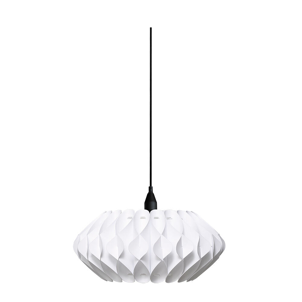 Suspension design origami blanc Ø40 x H26cm