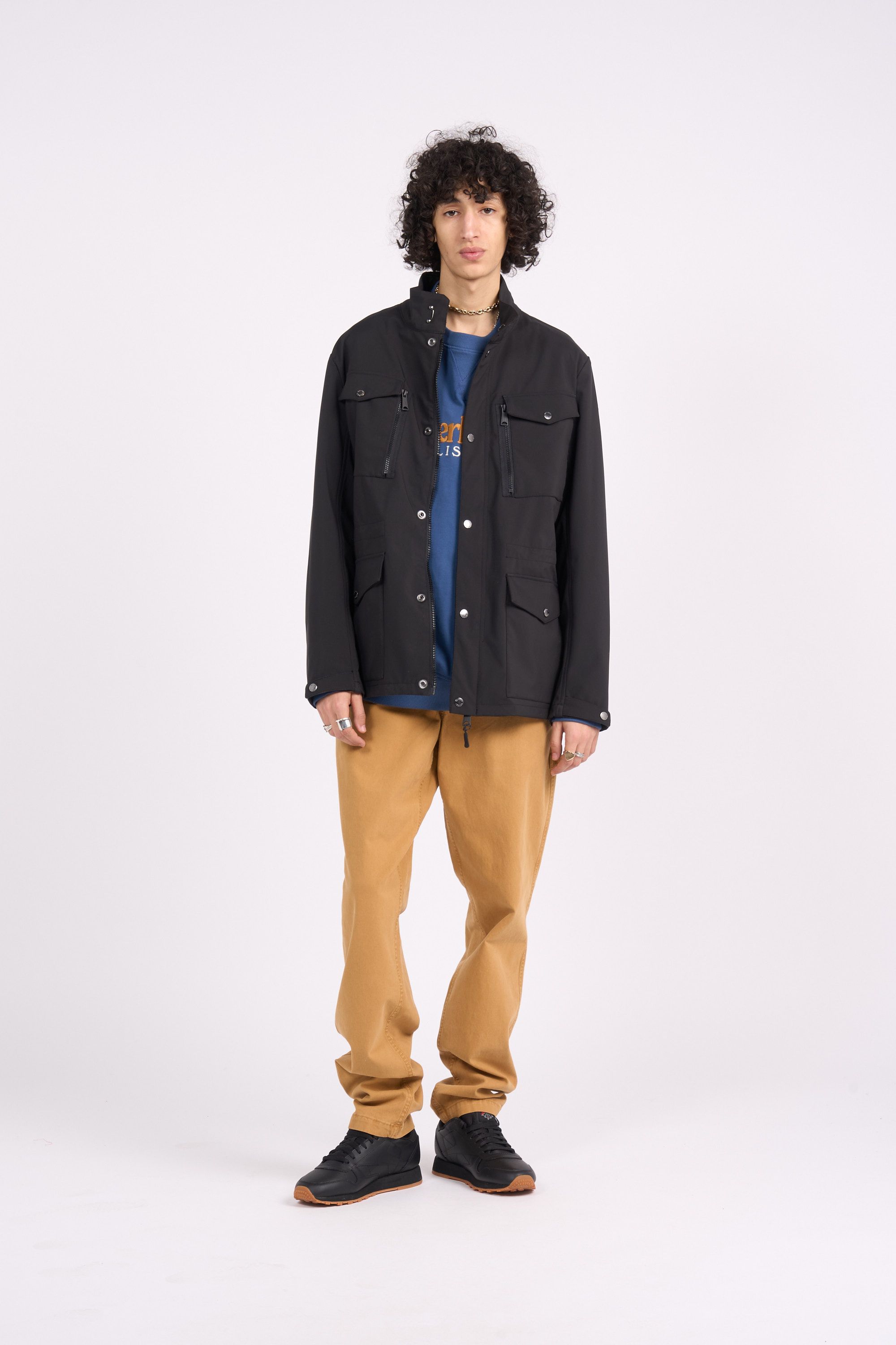 SCHOTT Parka VESTE DE COMBAT EN SOFTSHELL SCHOTT Noir