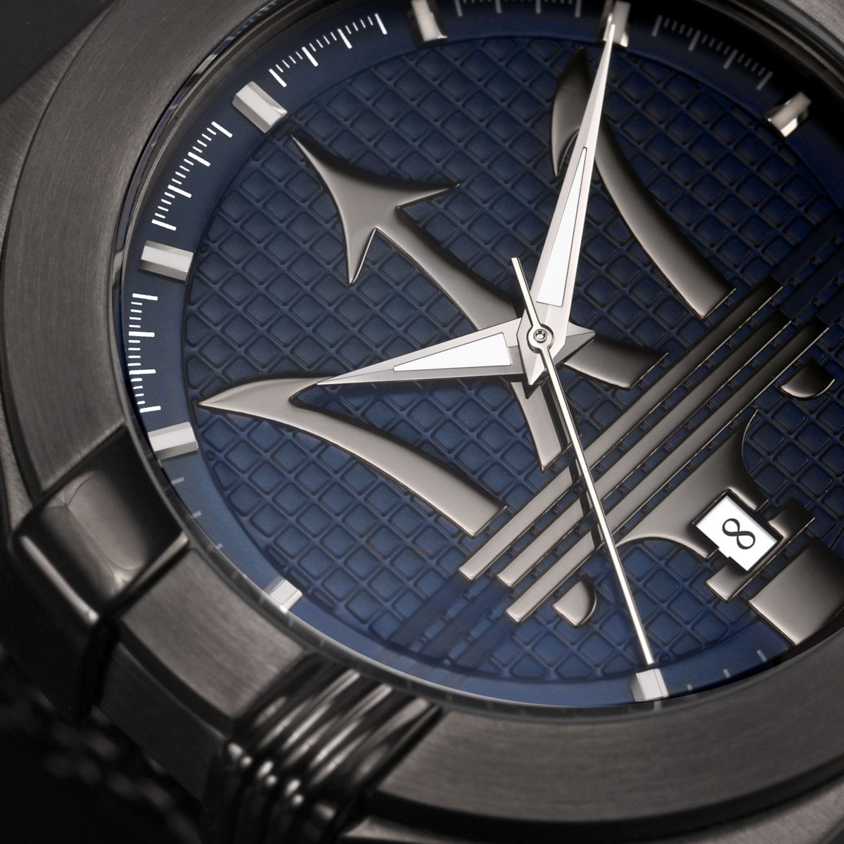 Montre MASERATI homme bracelet acier inoxydable gris foncé