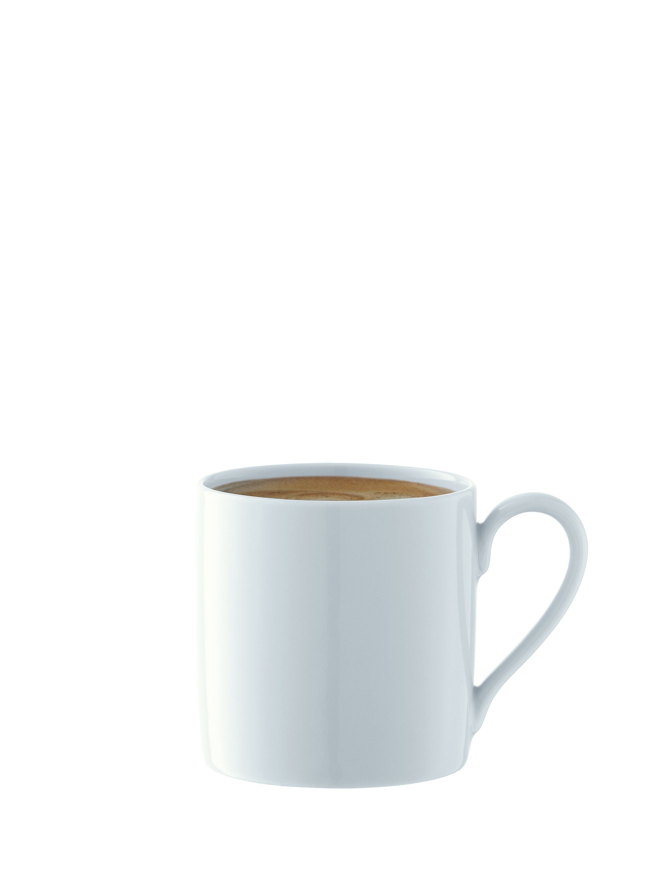 Dine Becher 4er Set 340ml - Weiss / H: 8.5 cm