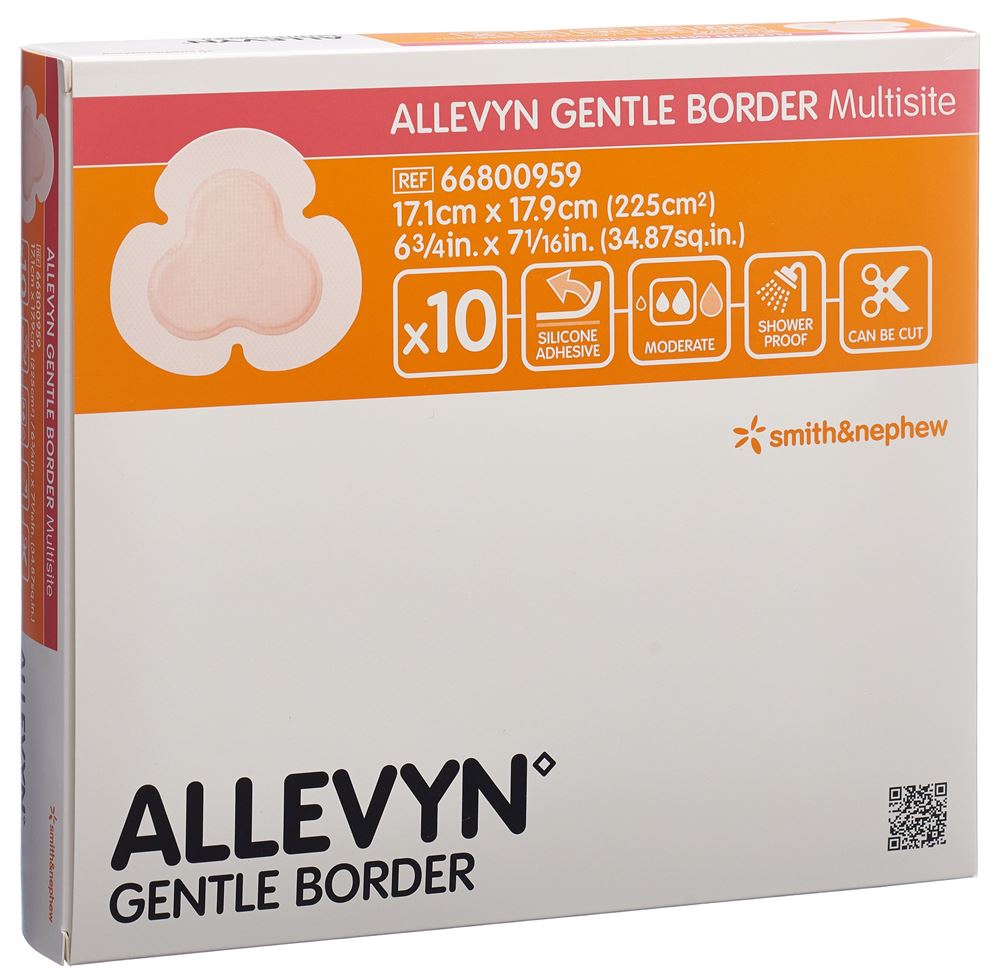 ALLEVYN Wundverband<br>10 Stück, 17.1x17.9cm