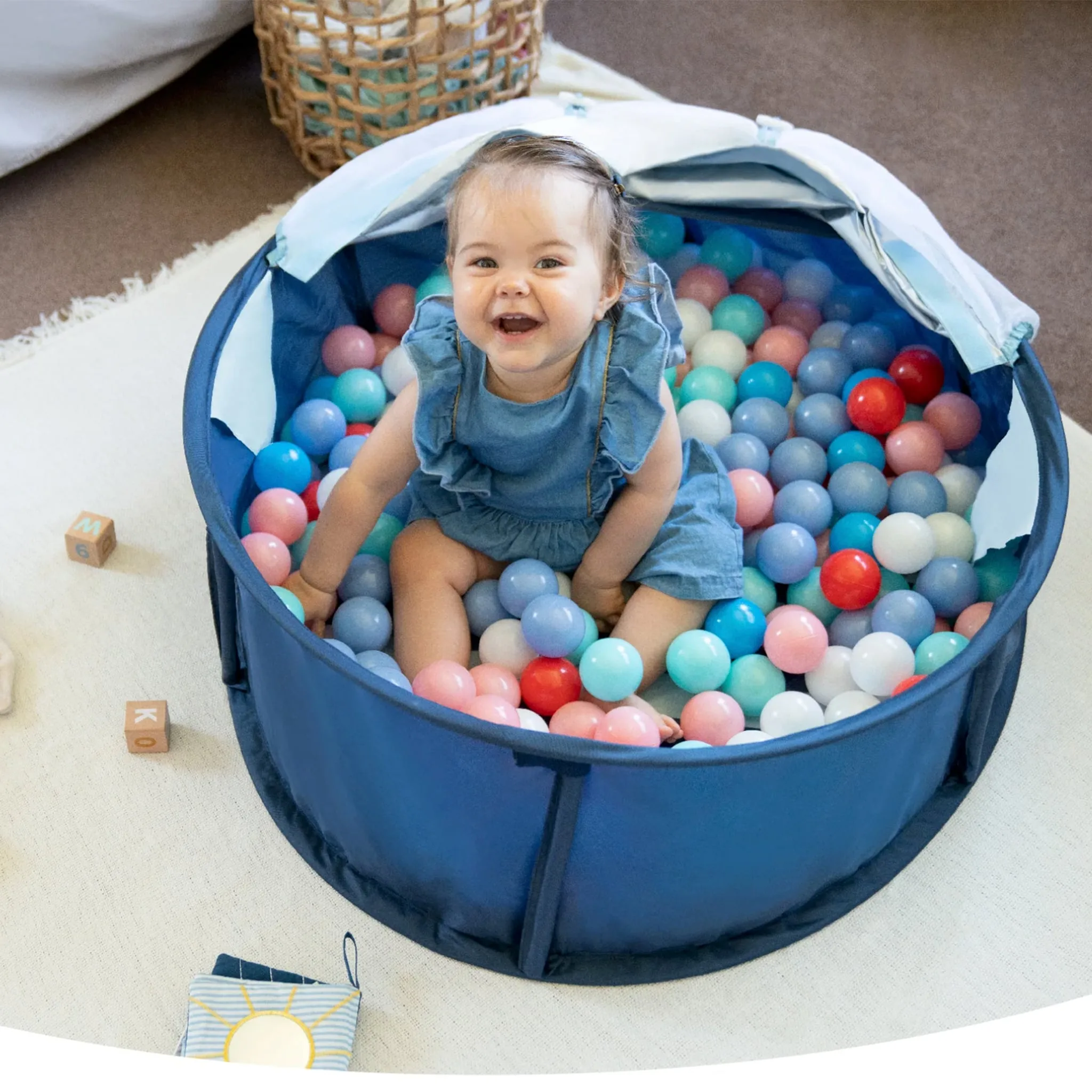 Babymoov Tente Anti-UV  Anti-Moustique Babyni - Marinière