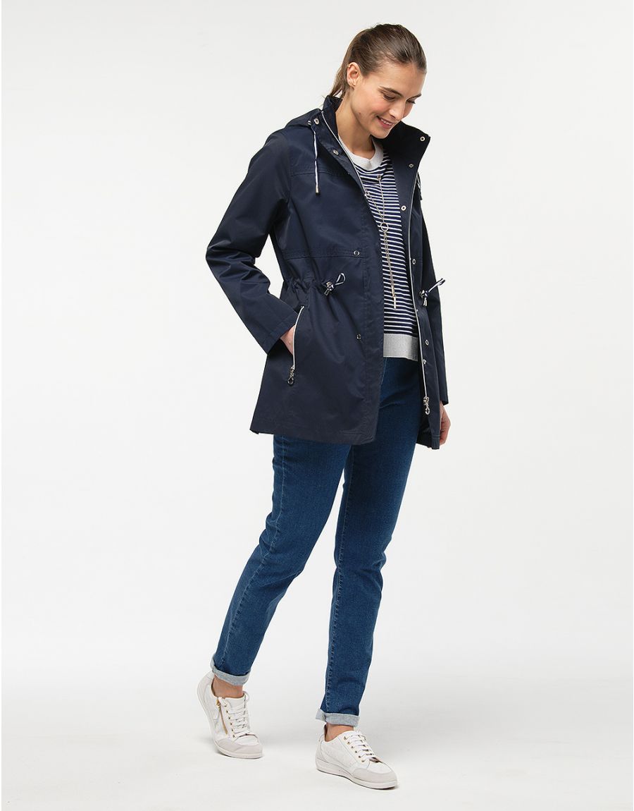 Parka sport bleu marine