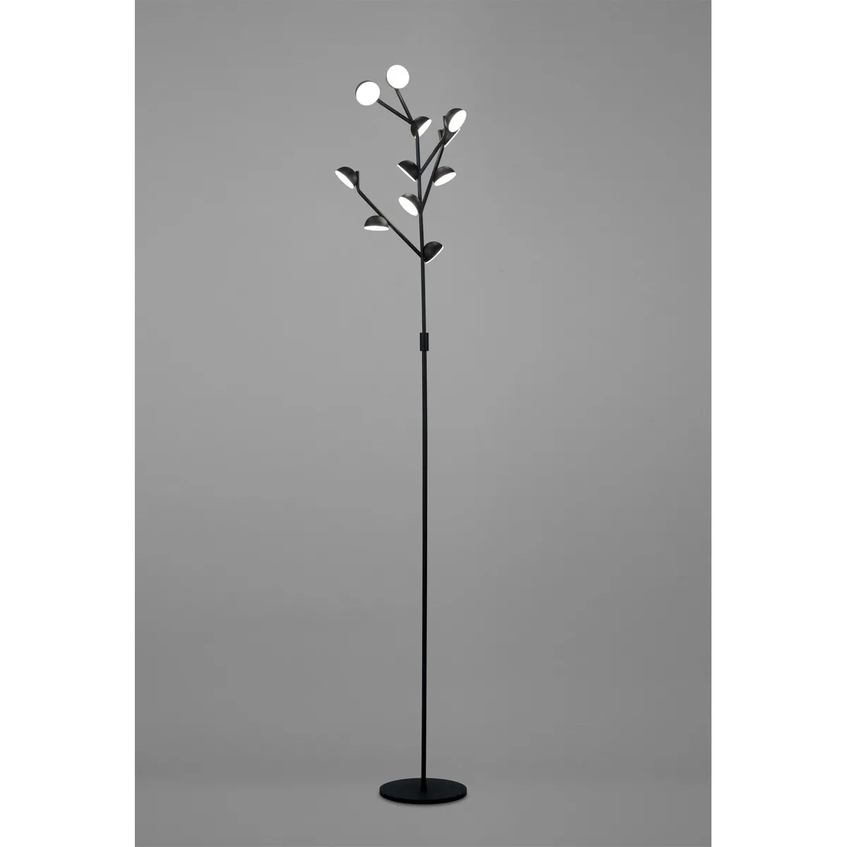 Inspired Lampadaire 10 Lumières - Noir LED