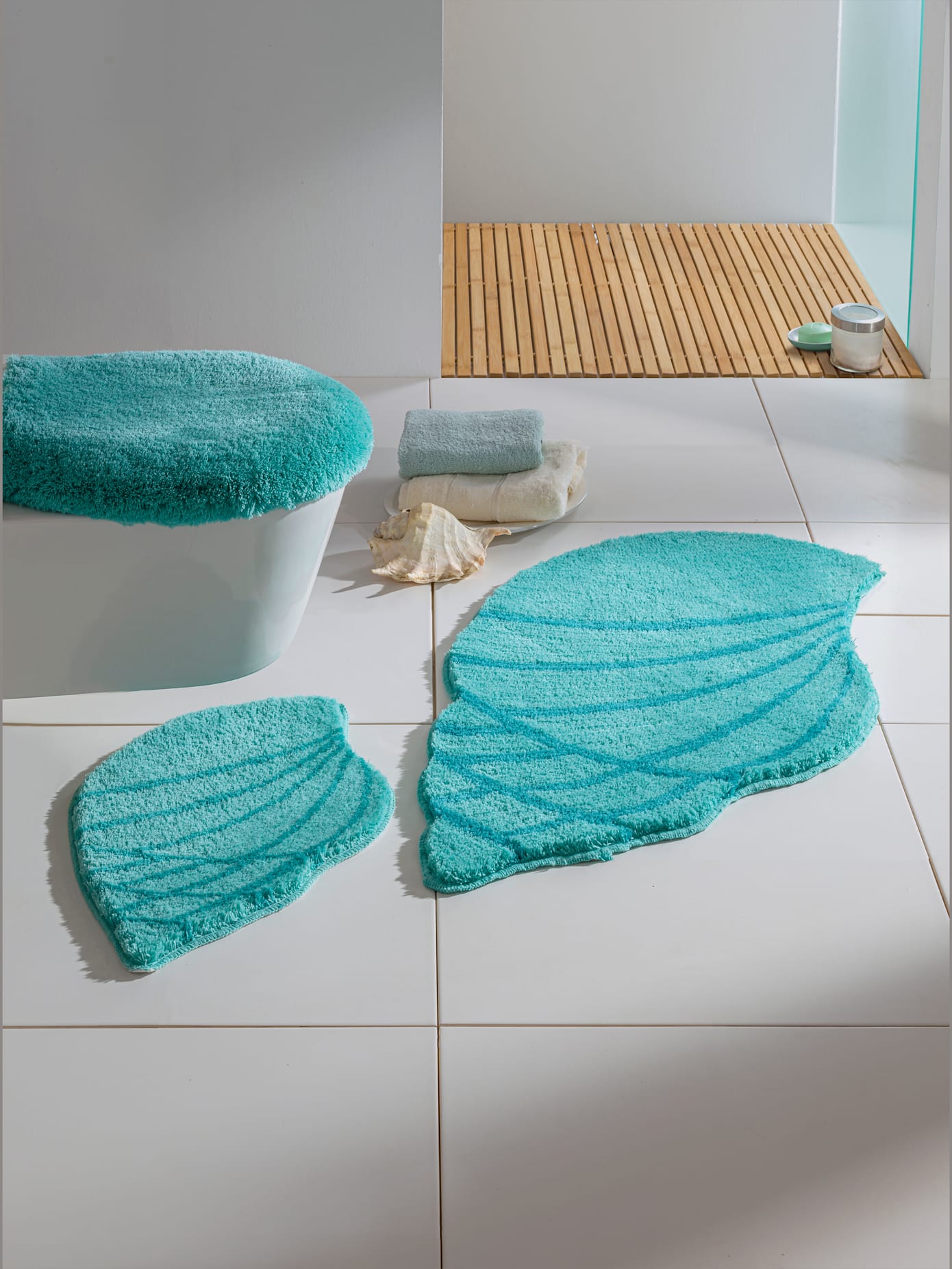 Tapis de bain acrylique facile d'entretien