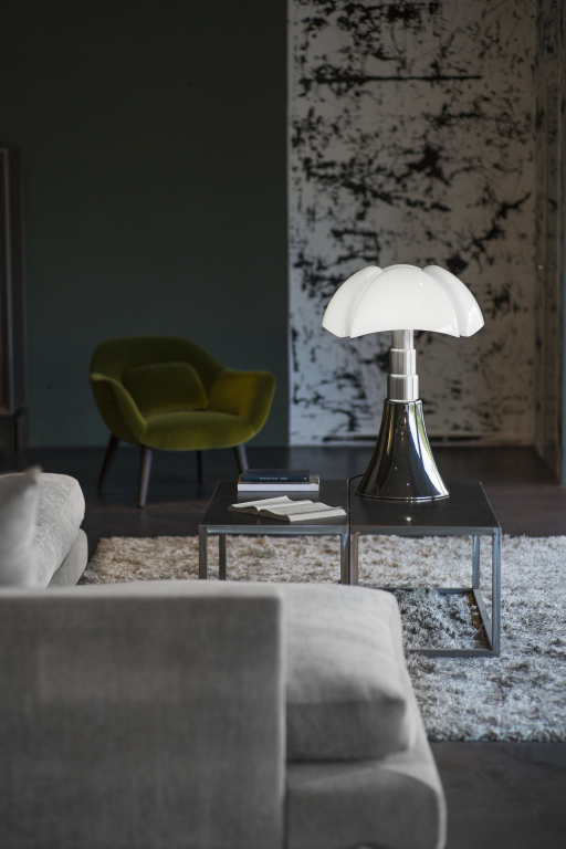 Martinelli Luce Pipistrello vloer- en tafellamp retrofit wit