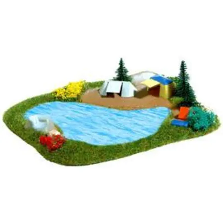 Busch Campingplatz mit Badesee