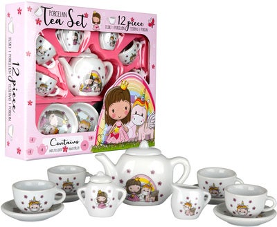 Barbo Toys Lillie & Ellie Teservise i Porselen 12 Brikker