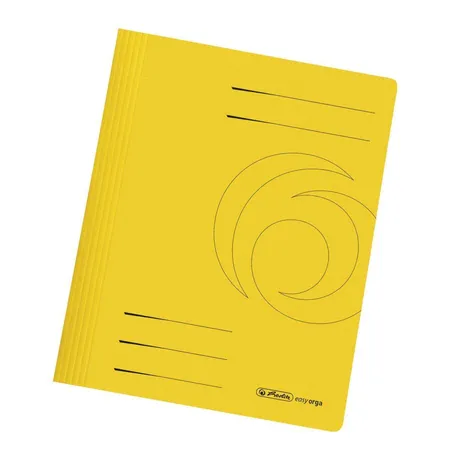 Herlitz Schnellhefter Karton A4 Intensivfarben gelb
