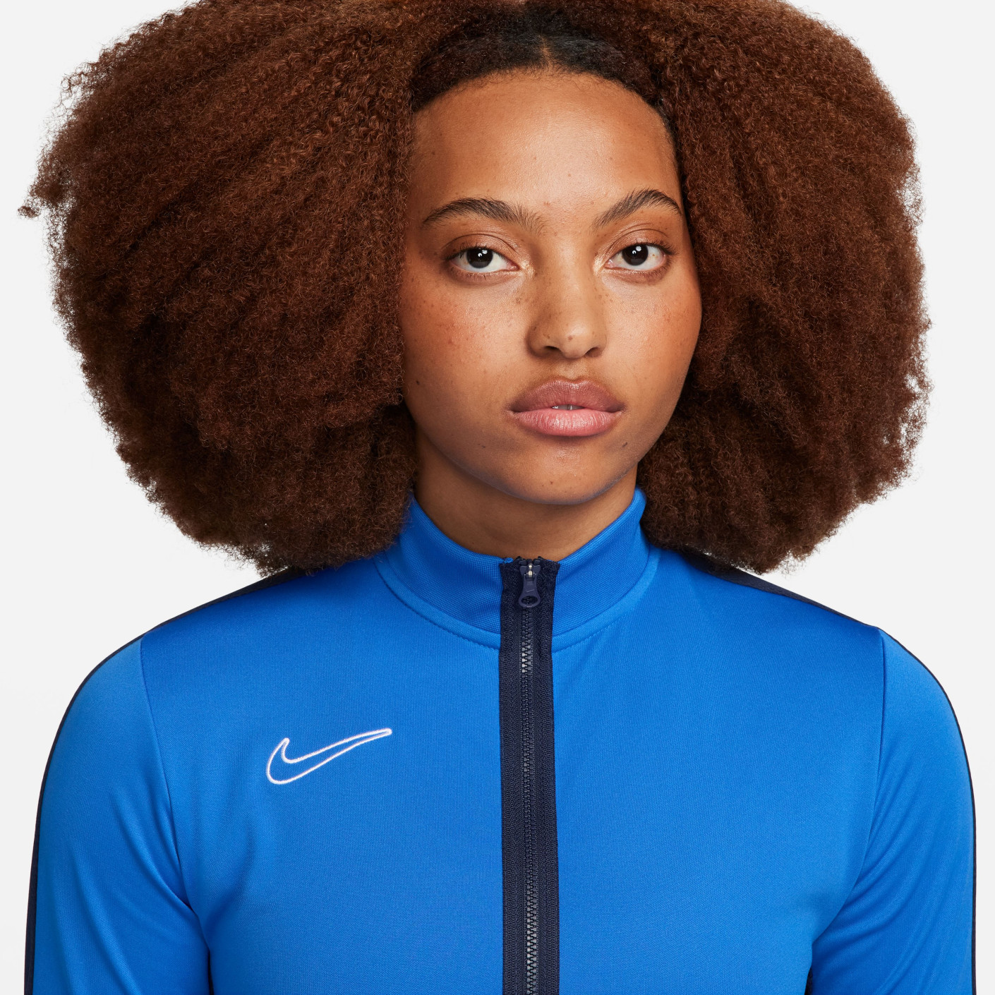 Nike Dri-FIT Academy 23 Trainingsjack Full-Zip Dames Blauw Donkerblauw Wit