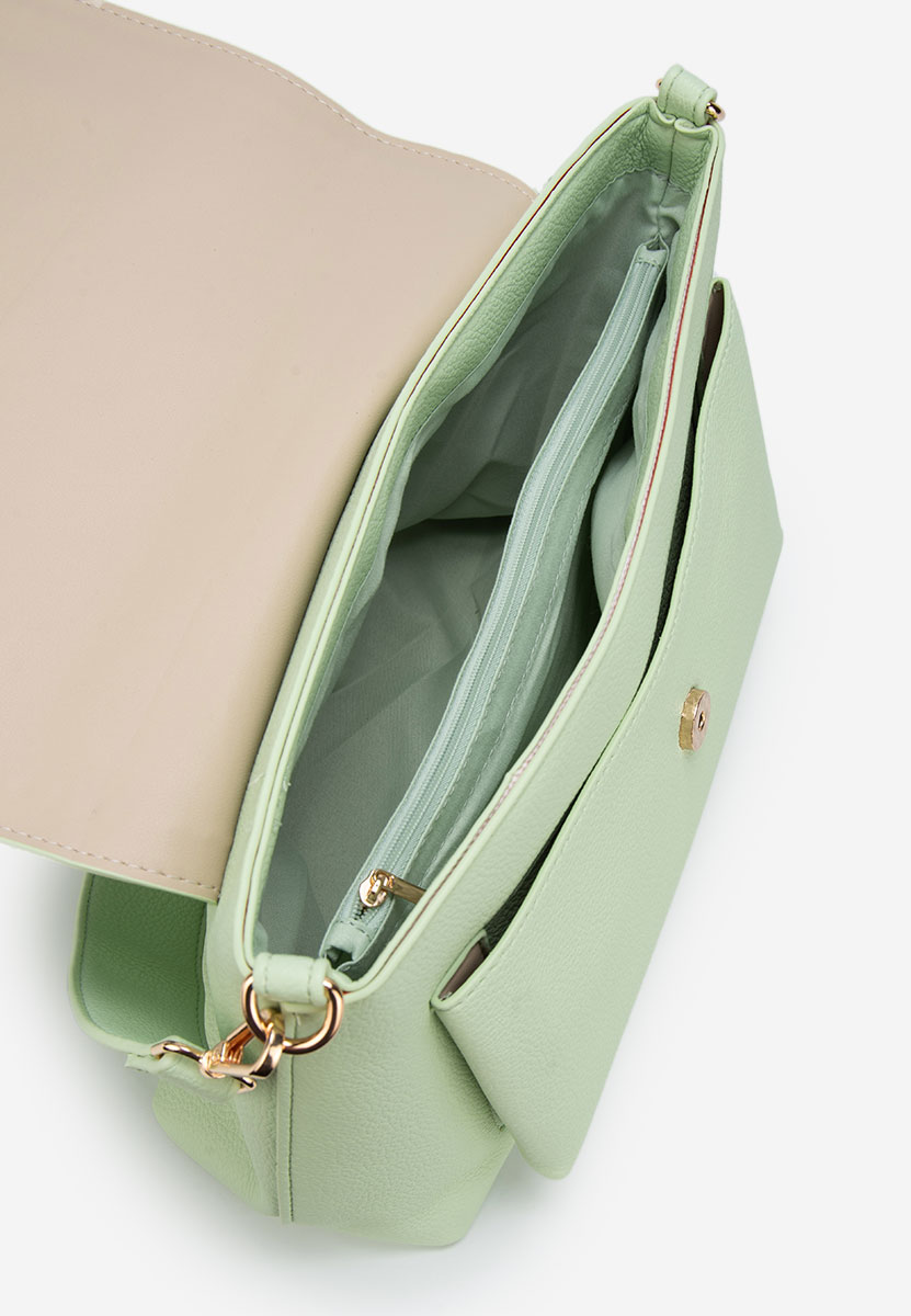 Sac bandoulière femme vert Crisstela