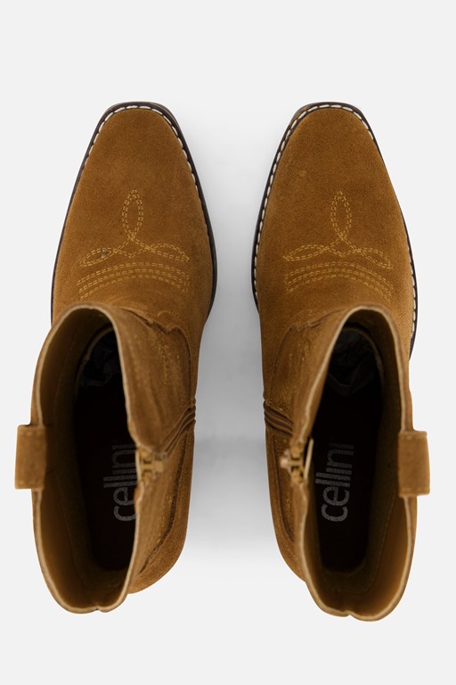 Cellini Cowboylaarzen cognac Suede