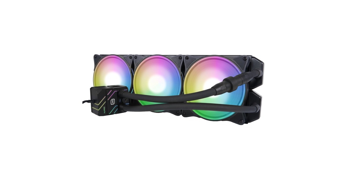 AlphacoolEisbaer Pro Aurora 420 CPU AIO waterkoeling  (Zwart)