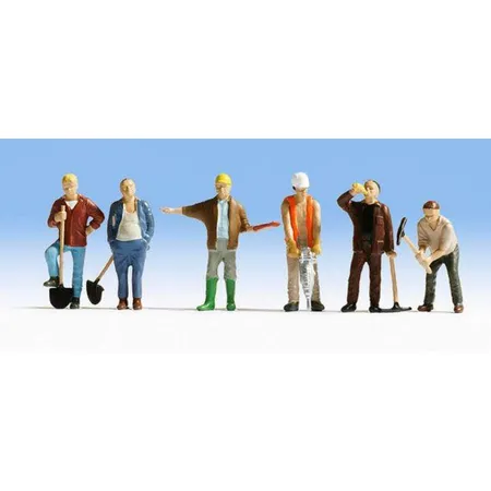 NOCH Bauarbeiter, 6 Figuren