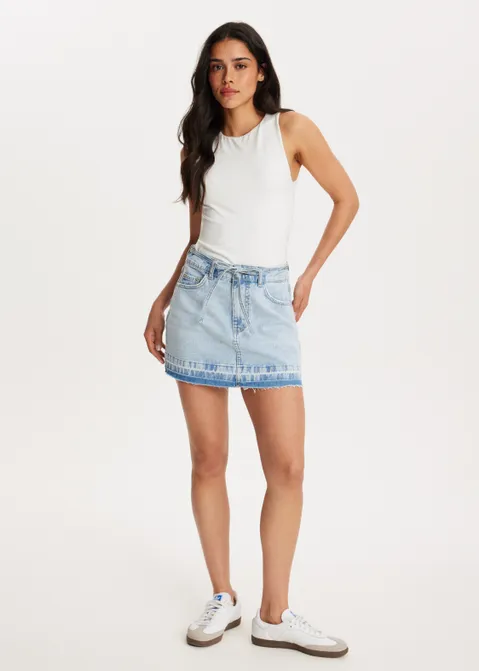 Denim rok blauw (BLW.USL)