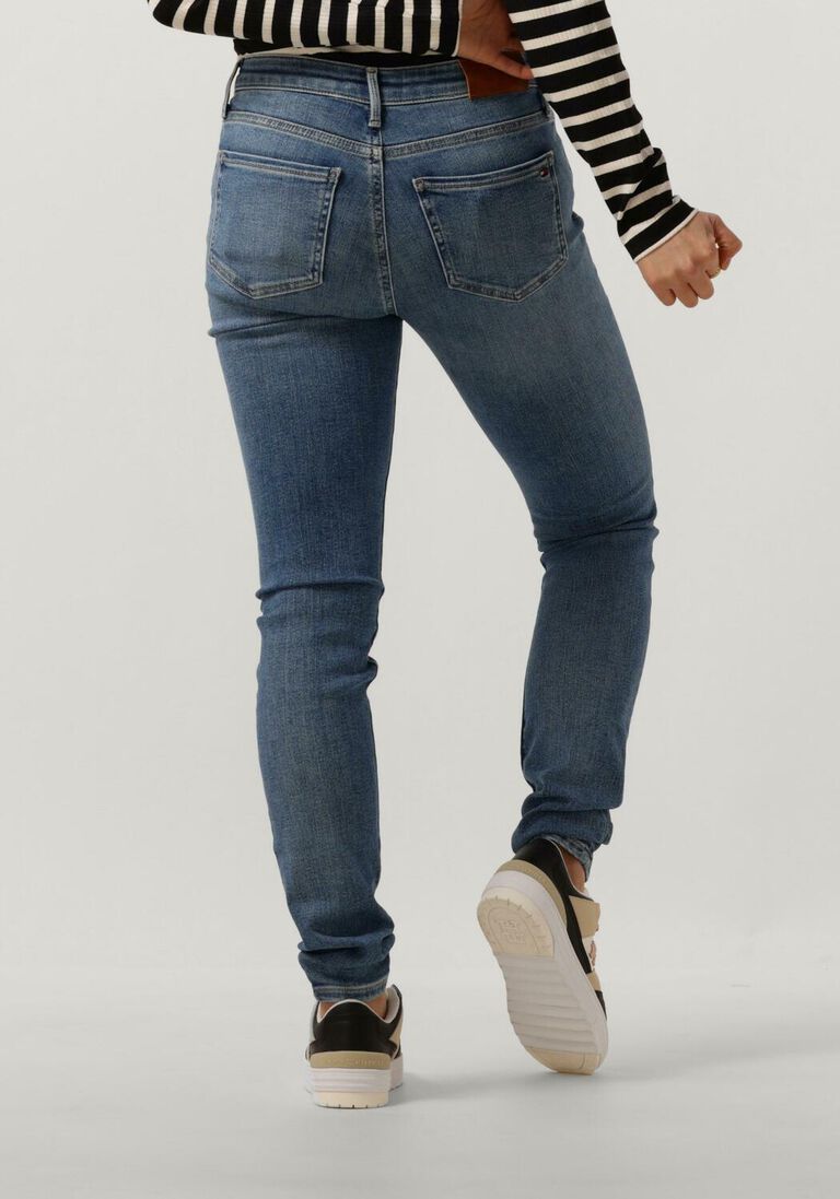TOMMY HILFIGER donkerblauwe tommy hilfiger skinny jeans th flex como skinny rw mel