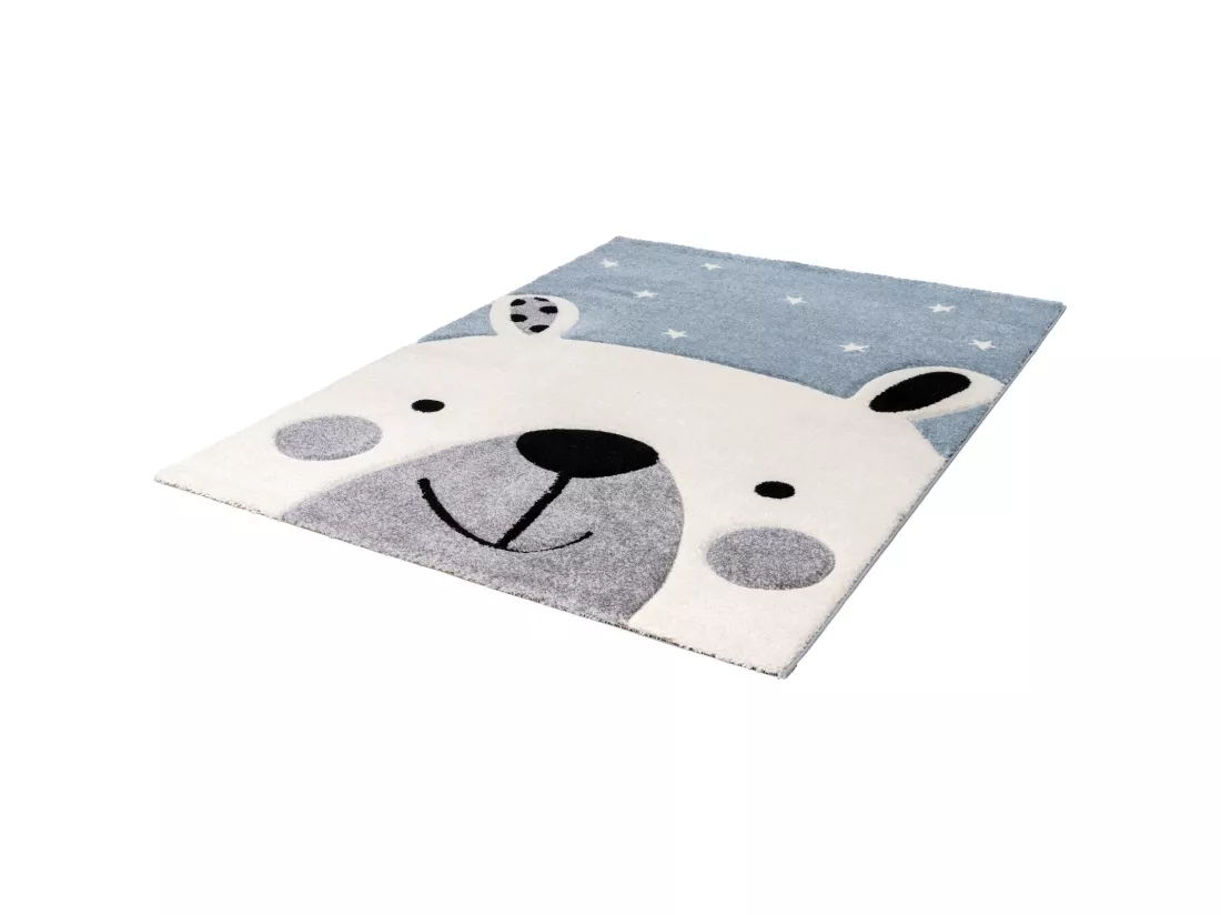 Tapis australie enfant blau leonora - 80 x 150 cm