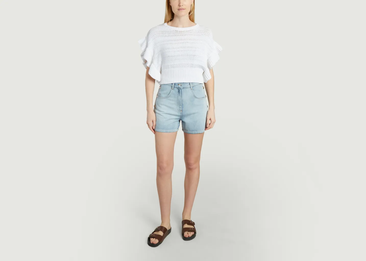 Pull en maille croisée Ouzna IRO