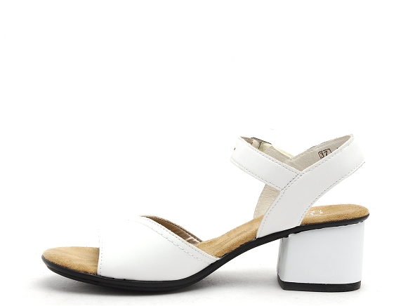 Rieker nu pieds talons femme 64650 blanc